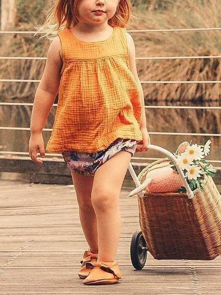 5 Colors Baby Toddler Girl Solid Color Vest Tops Kids Summer Clothes