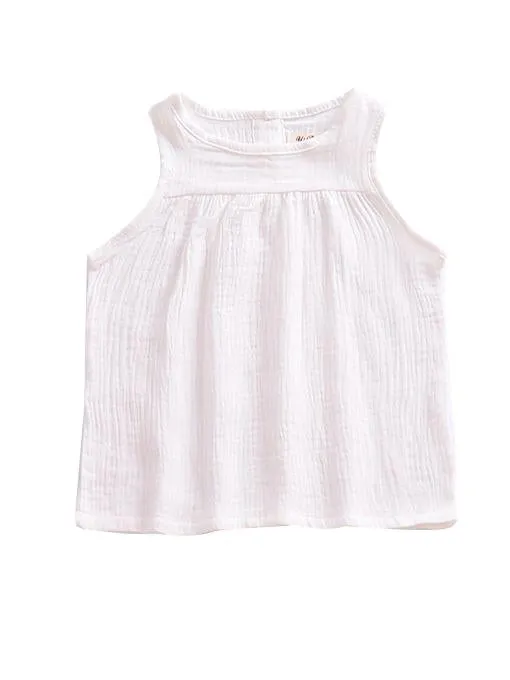 5 Colors Baby Toddler Girl Solid Color Vest Tops Kids Summer Clothes