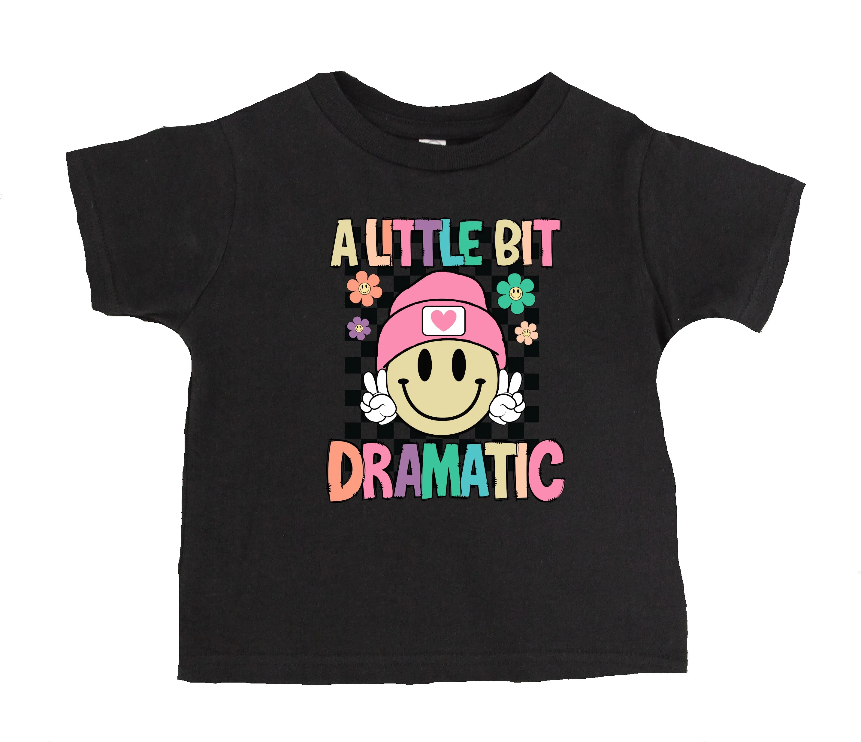 A Little Bit Dramatic (Smiley Face) T-Shirt