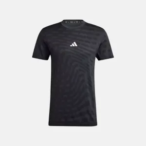 Adidas Gym Training Seamless Men's Training T-shirt - Black/Grey Six
