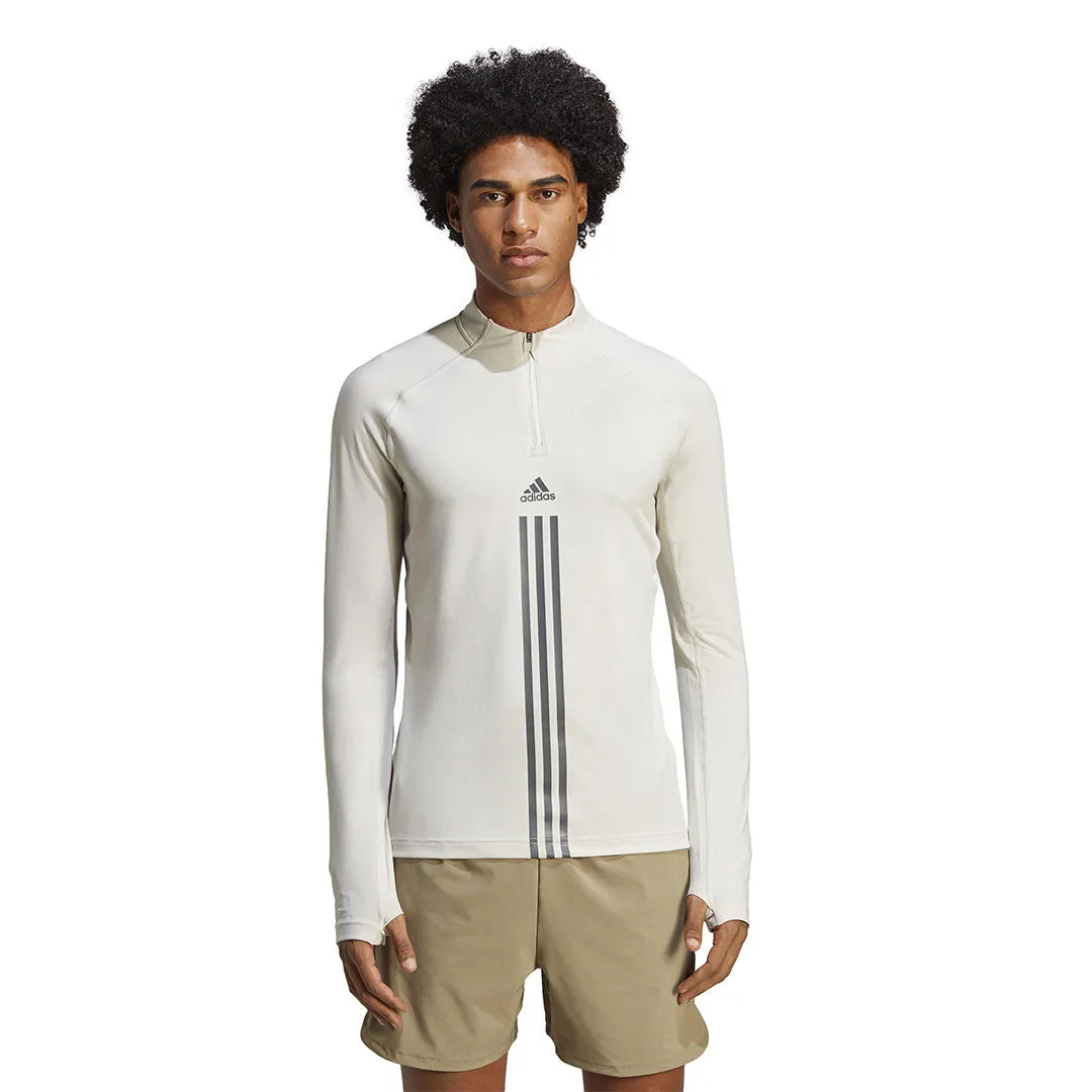 adidas - Men's Alphastrength 1/4 Zip Long Sleeve T-Shirt (HY1025)
