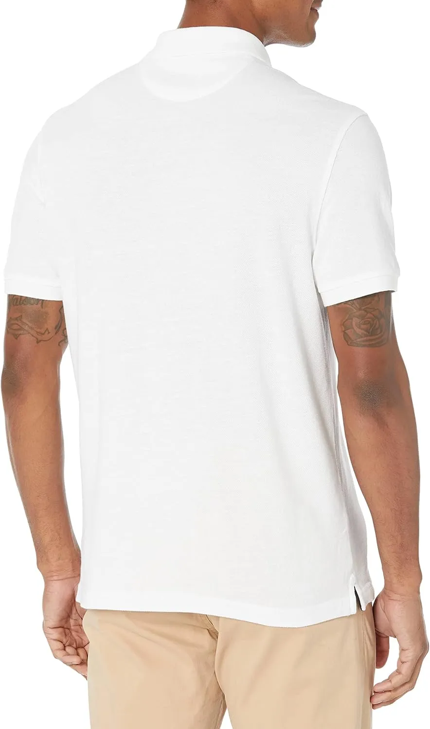 Amazon Essentials Men's Polo Shirts Short Sleeve, Slim-Fit Cotton Pique