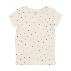 Analogie Tulip T-Shirt Short Sleeve - White