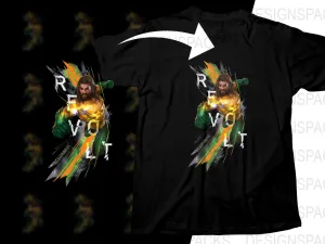 Aquaman Fan Art Graphic Design Superhero Png Digital Download