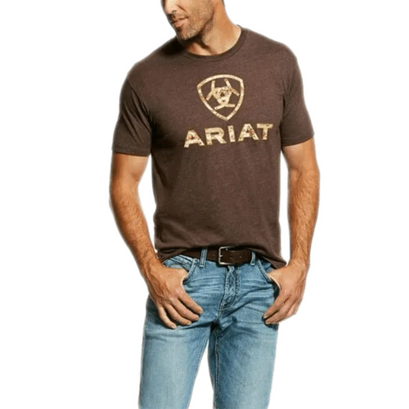 Ariat Men's Brown Liberty USA T-Shirt
