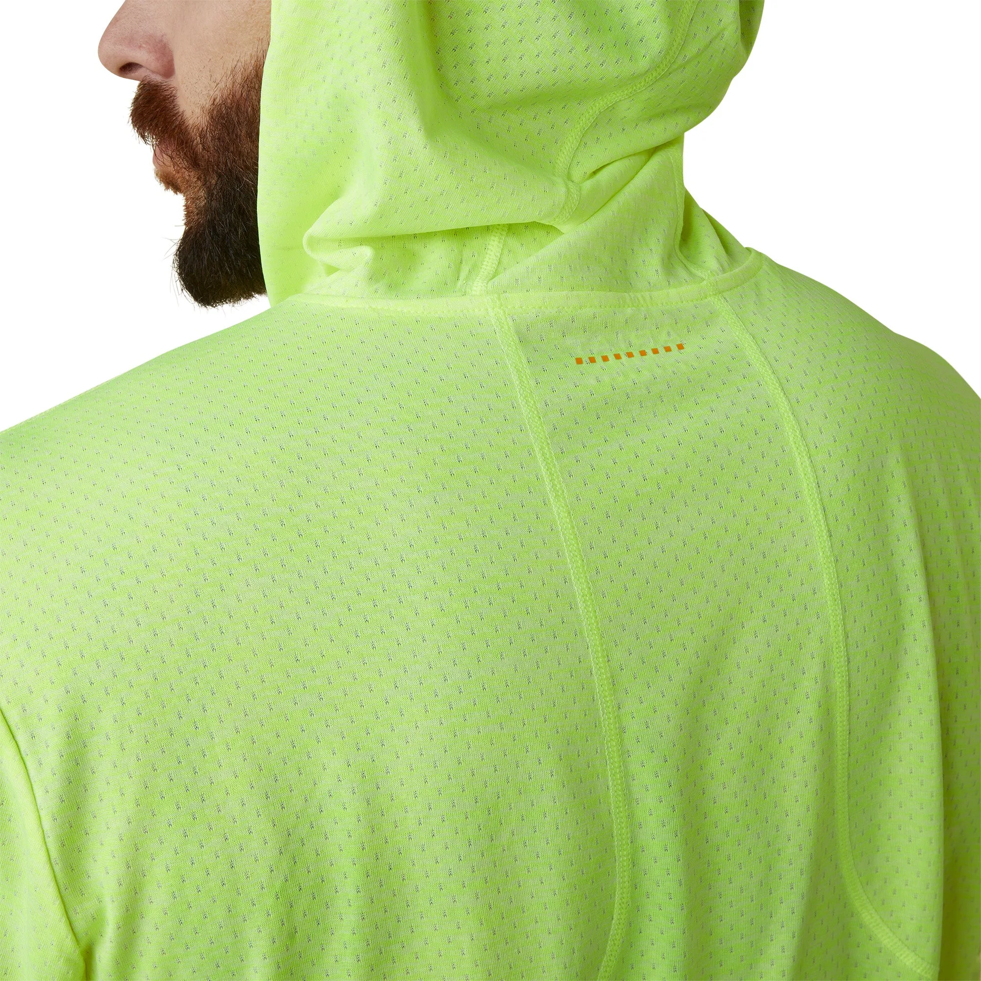 Ariat® Men's Rebar Evolution Hooded Safety Yellow Sun Shirt 10043323