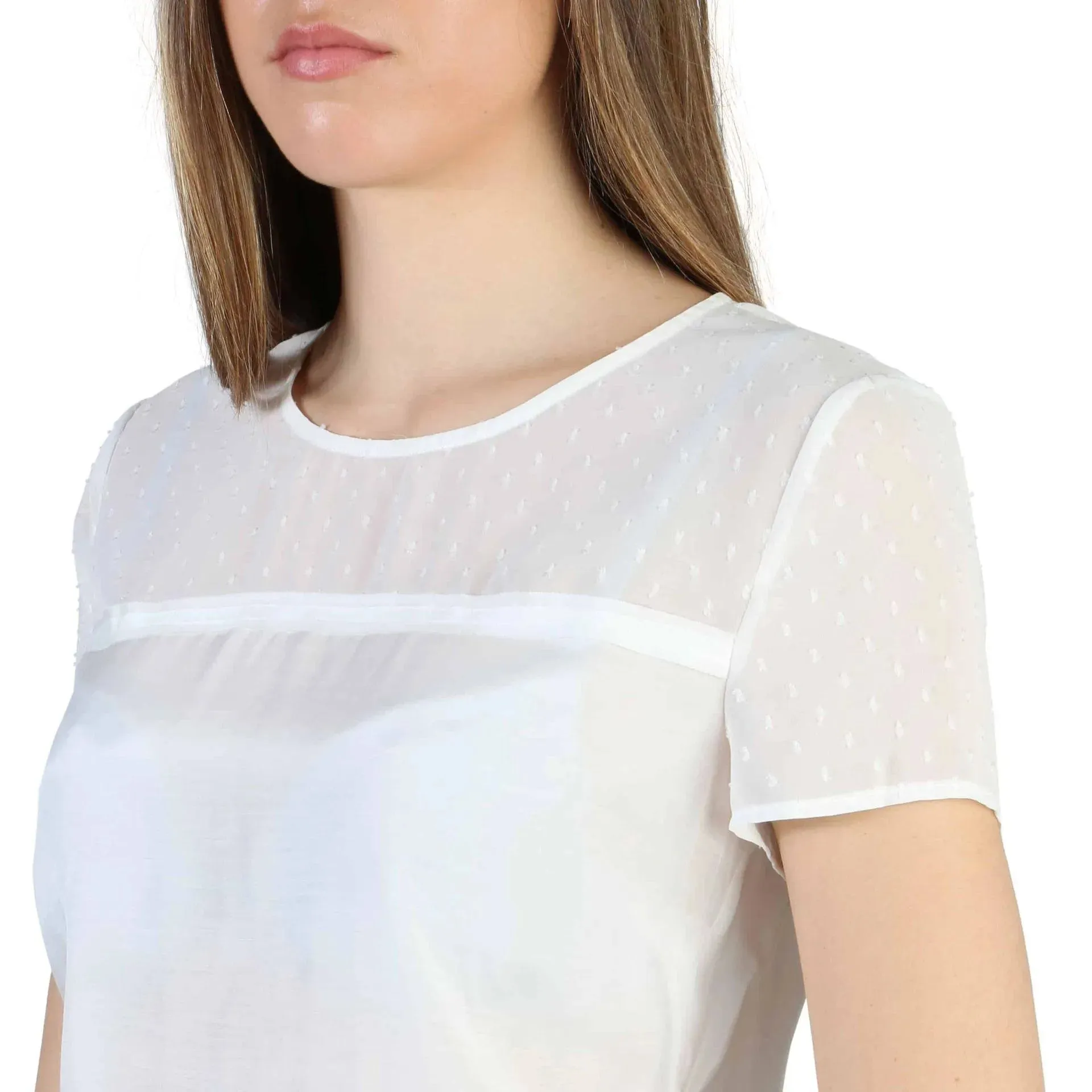 Armani Jeans Women T-Shirts - White Brand T-shirts