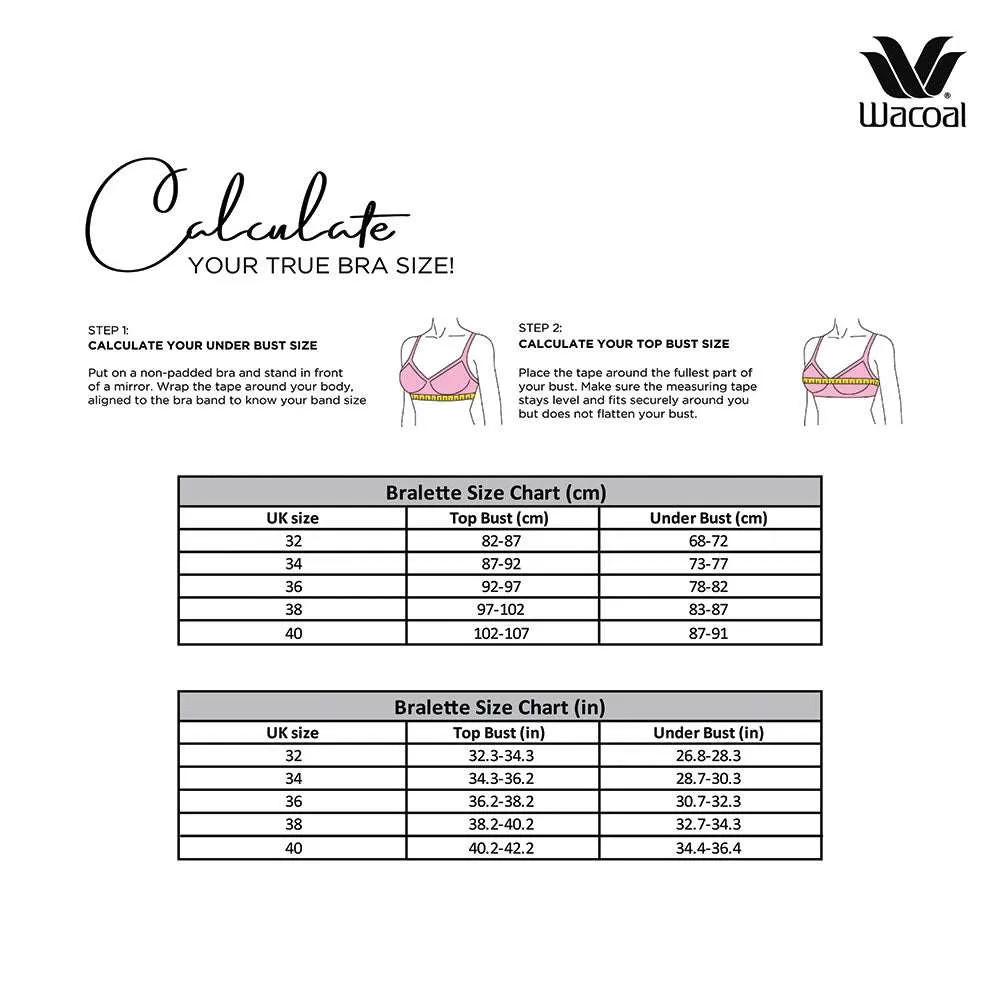 B-Smooth Padded Non-wired Full Cup Everyday Wear Full coverage Bralette - Black