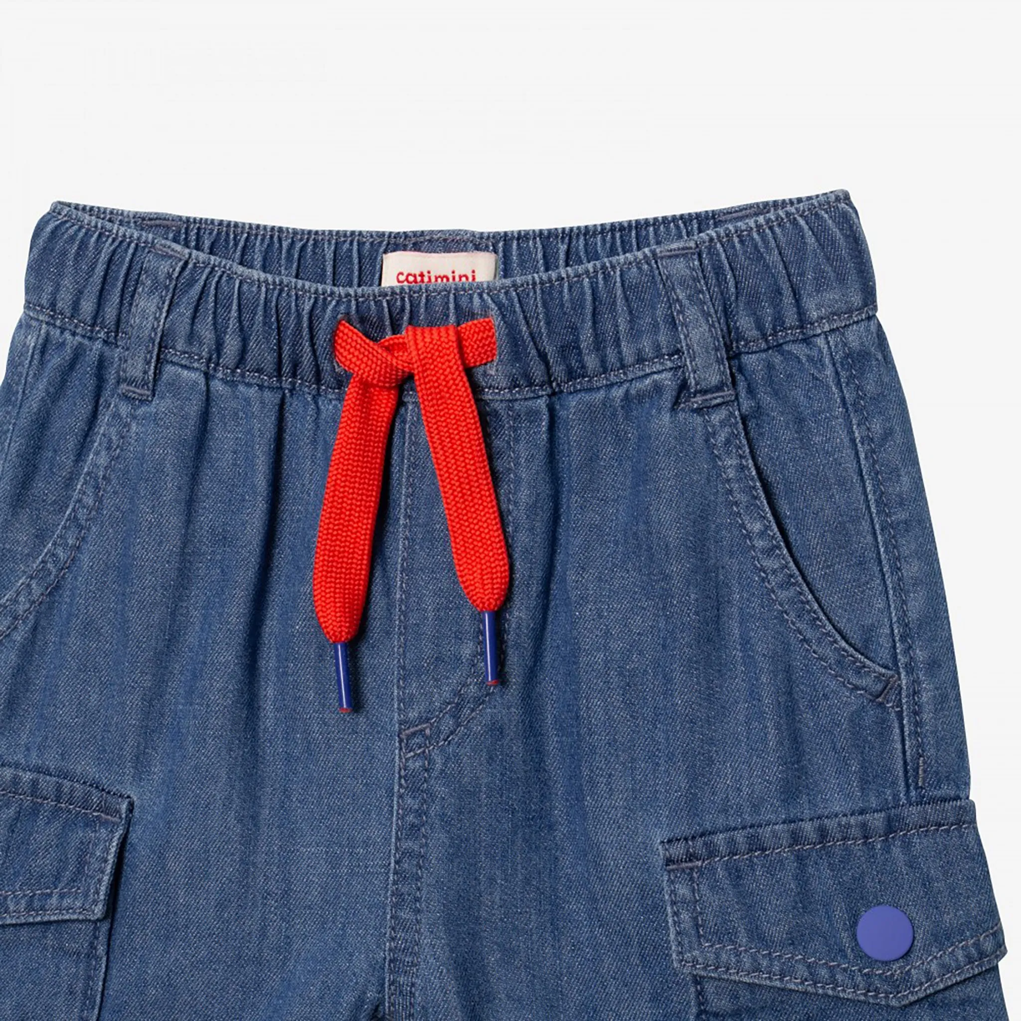 Baby Boy denim battle Bermudas