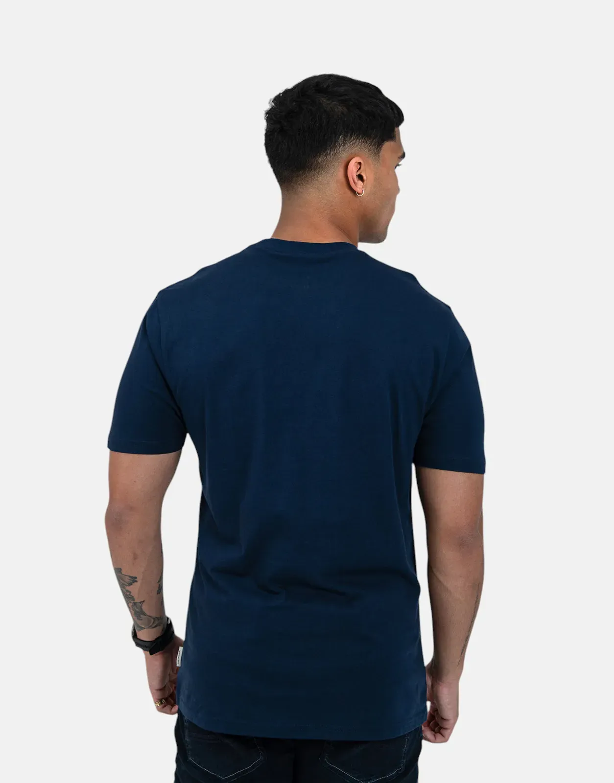 Ben Sherman Target Pocket Print Navy T-Shirt