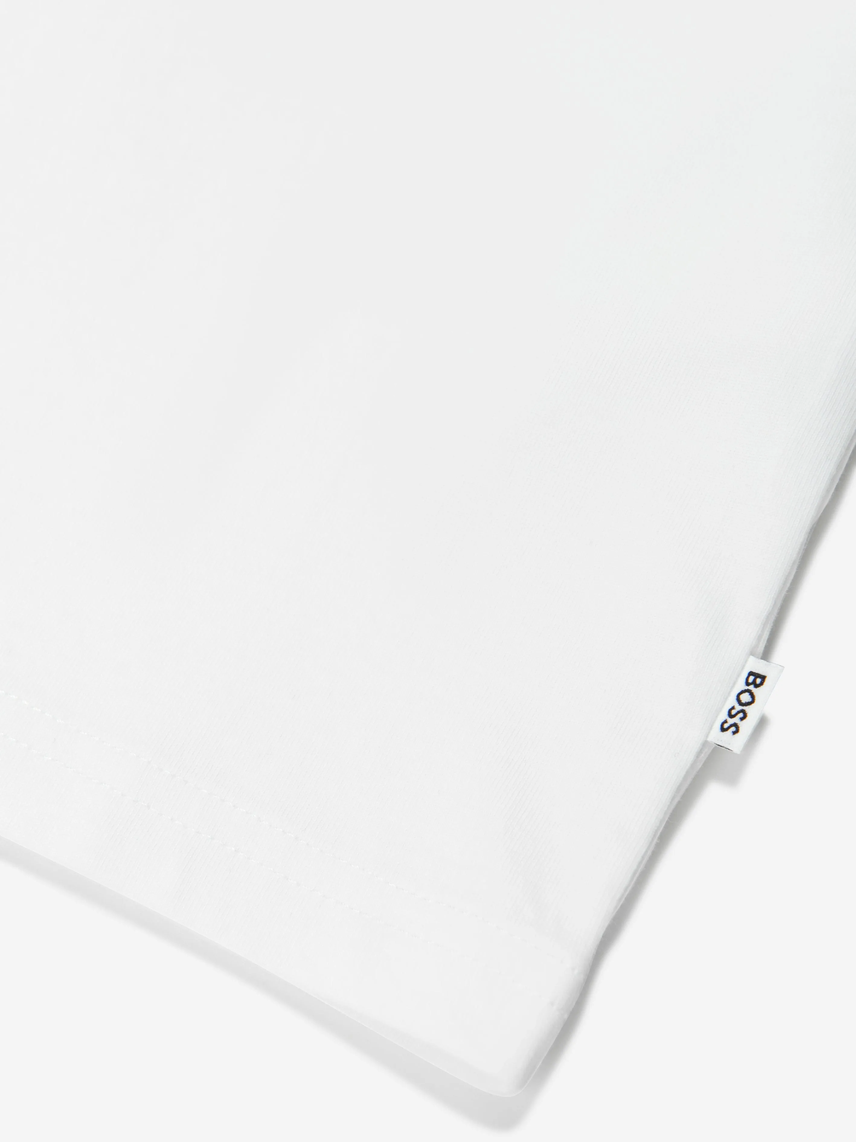 BOSS Boys Chameleon Print T-Shirt in White