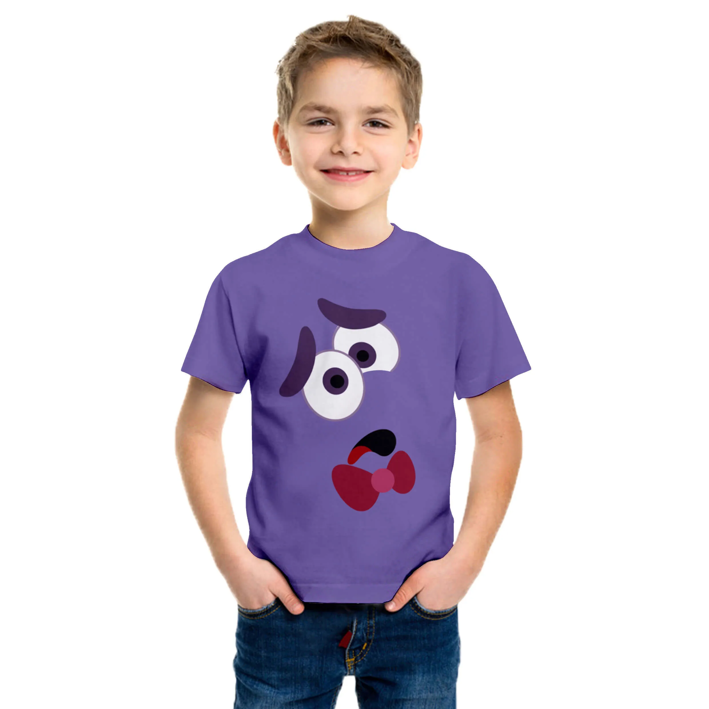 Boys T-Shirt 2024 Anime All Emotions Cosplay Shirt Anger Ennui Fear Anxiety Cosplay T-shirts
