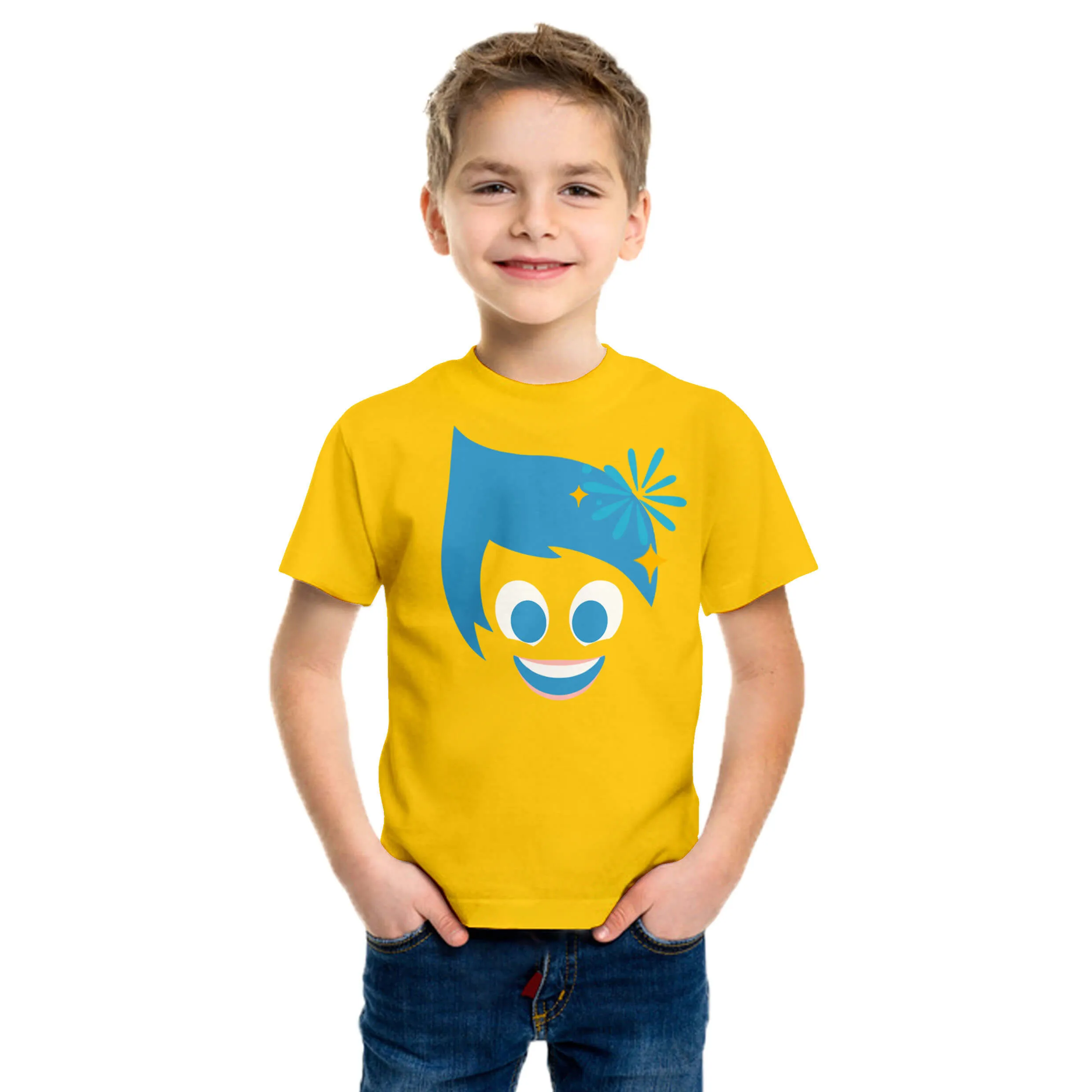 Boys T-Shirt 2024 Anime All Emotions Cosplay Shirt Anger Ennui Fear Anxiety Cosplay T-shirts