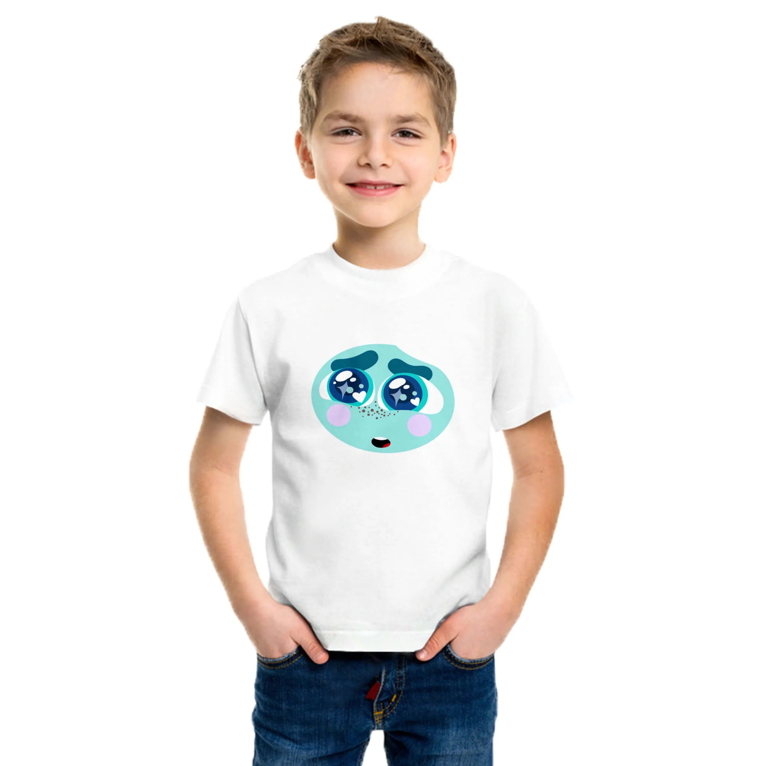 Boys T-Shirt 2024 Anime All Emotions Cosplay Shirt Anger Ennui Fear Anxiety Cosplay T-shirts