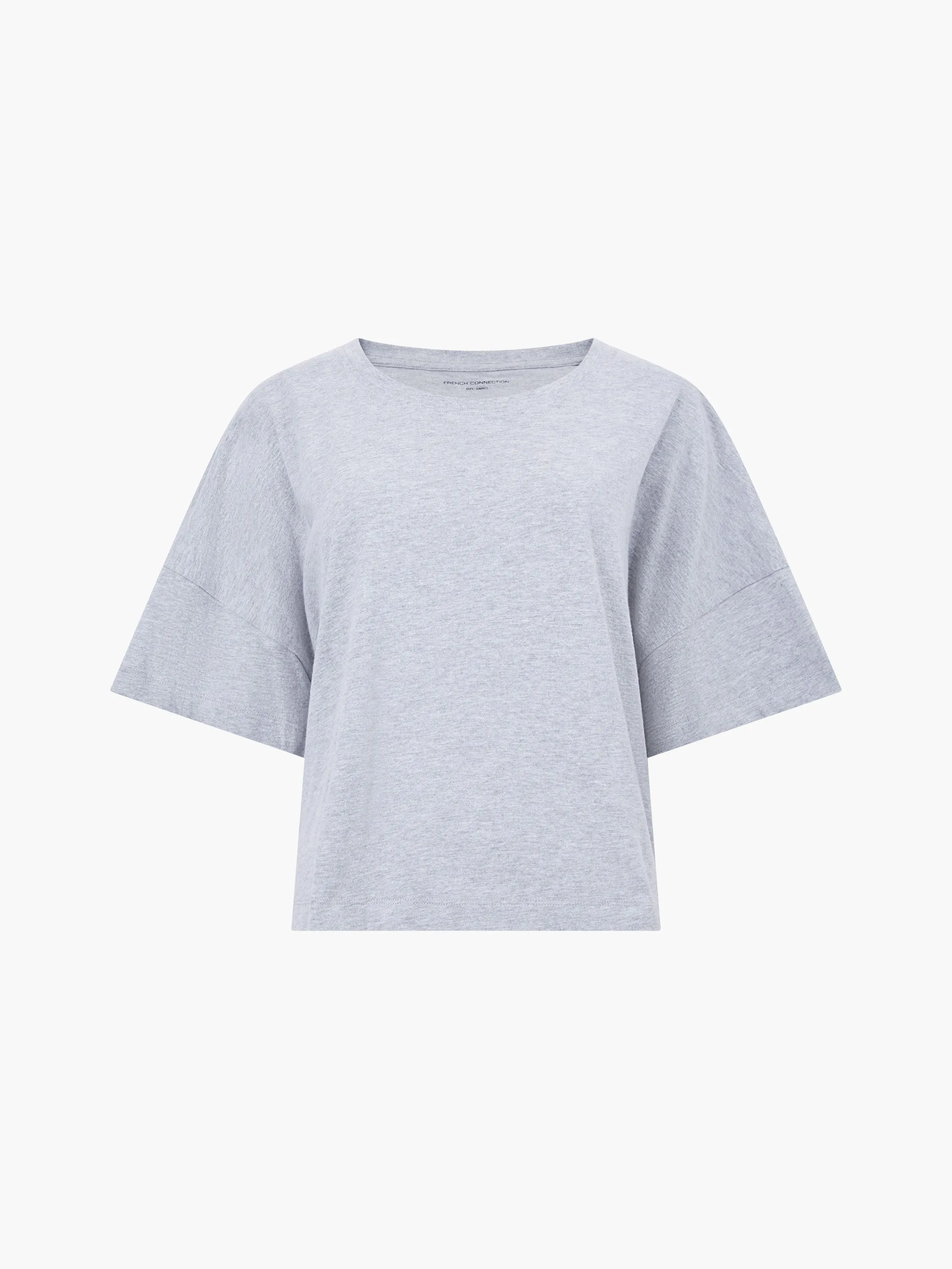 Brushed Stepped Hem T-Shirt