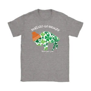 Buffalo Go Bragh! Rock Salt Life© Gildan Womens T-Shirt