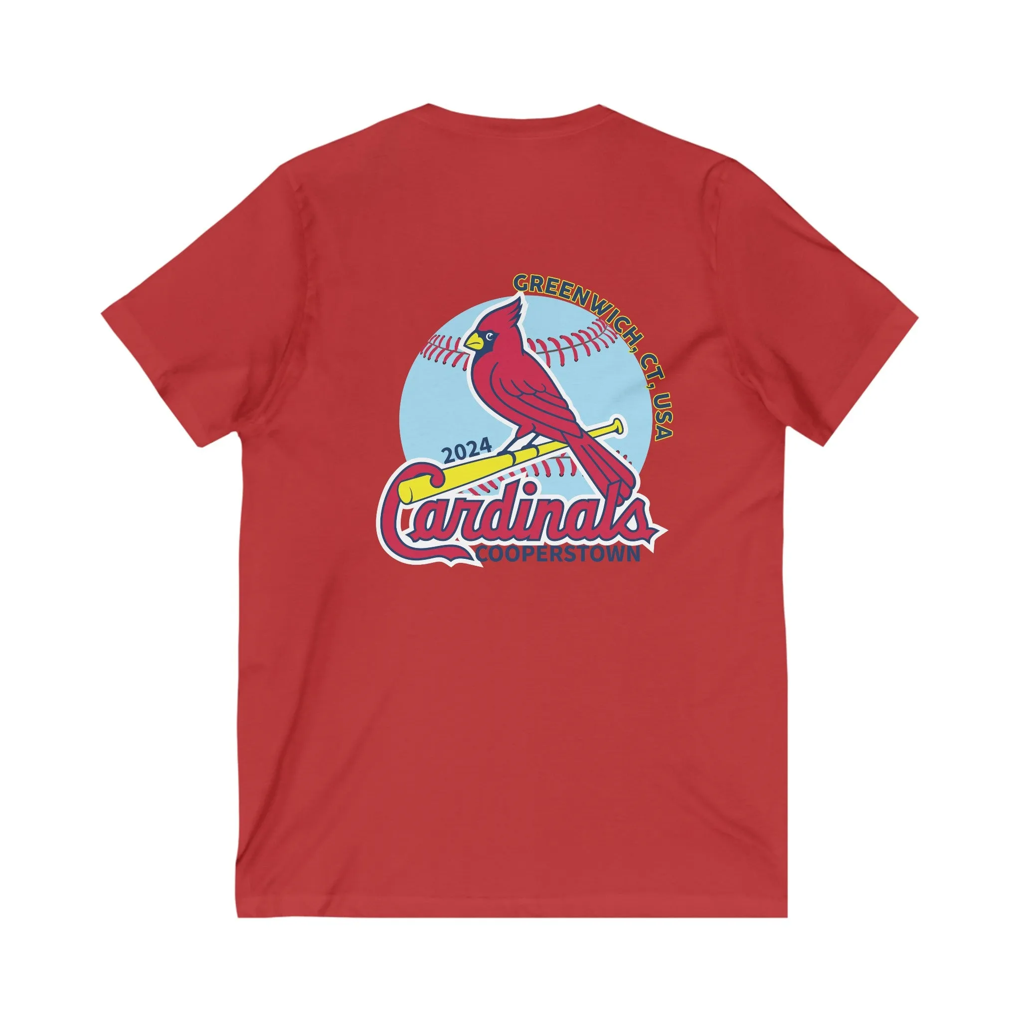 Cardinals Unisex Jersey Short Sleeve V-Neck Tee