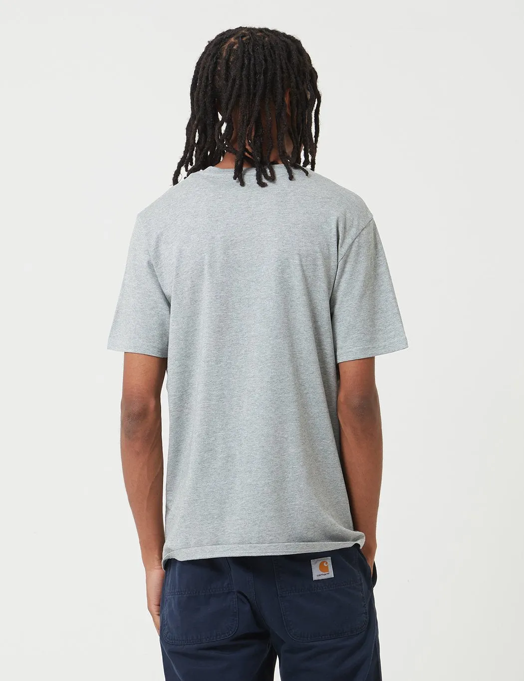 Carhartt-WIP Script T-Shirt - Grey Heather