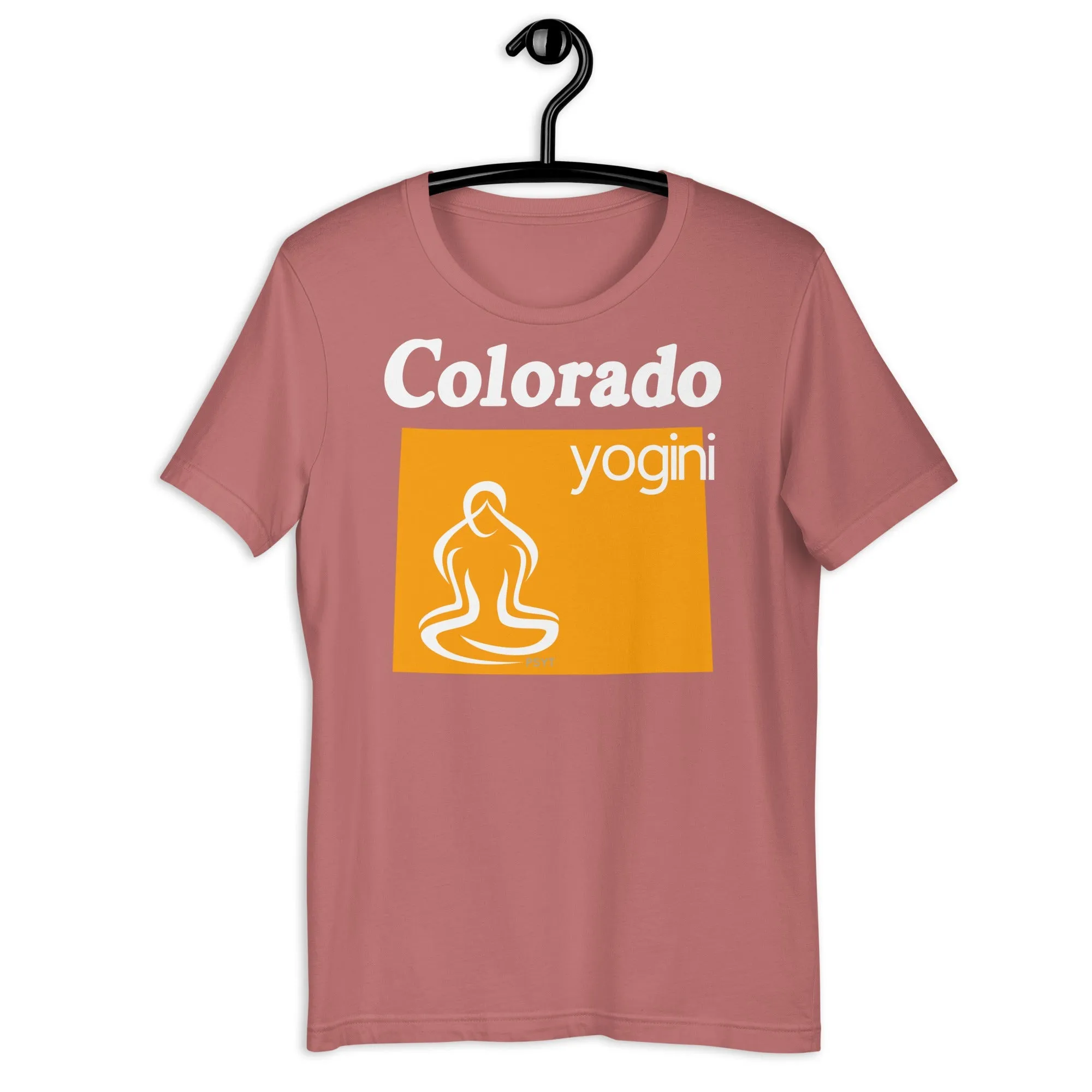 Colorado Map Yogini Dark Shirt
