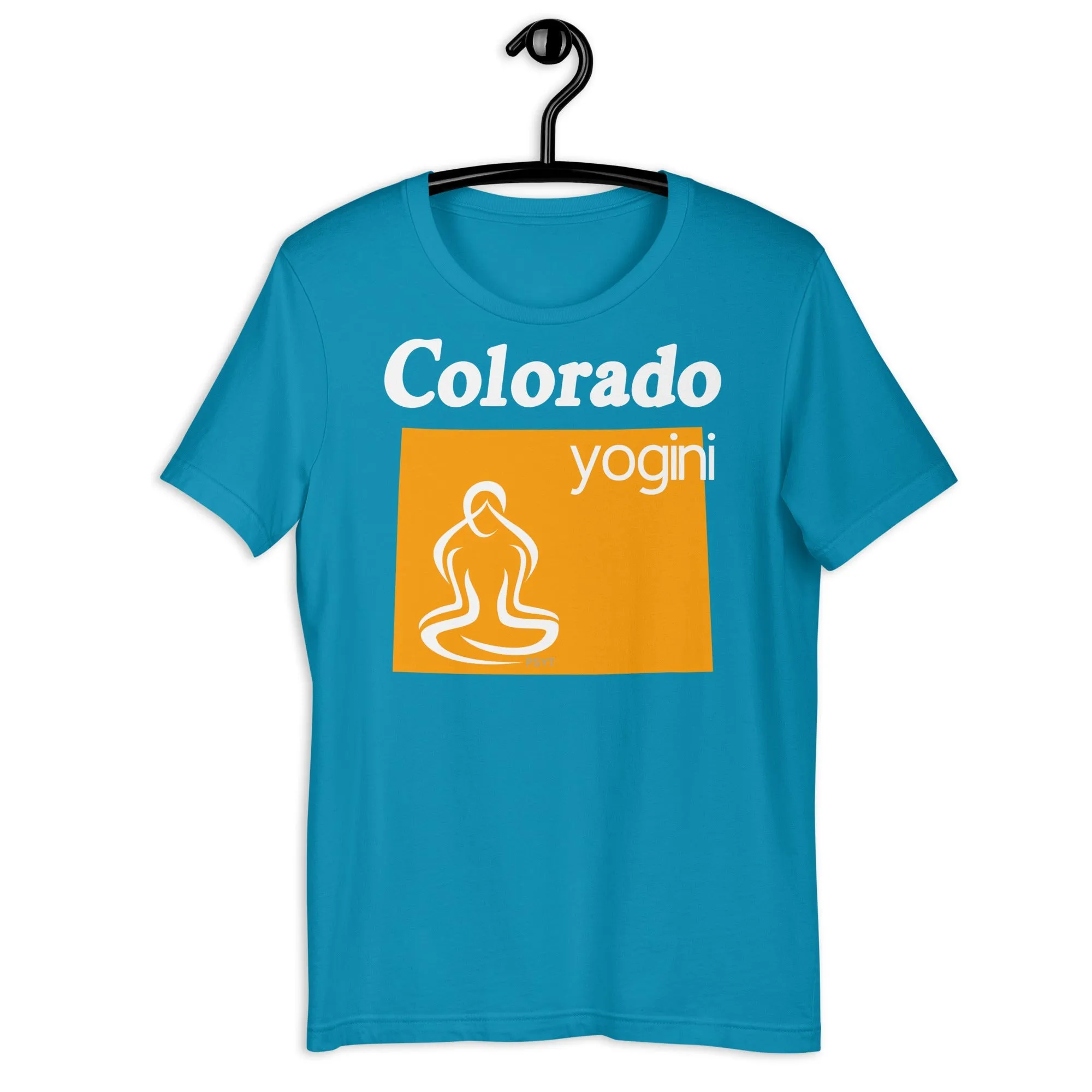 Colorado Map Yogini Dark Shirt
