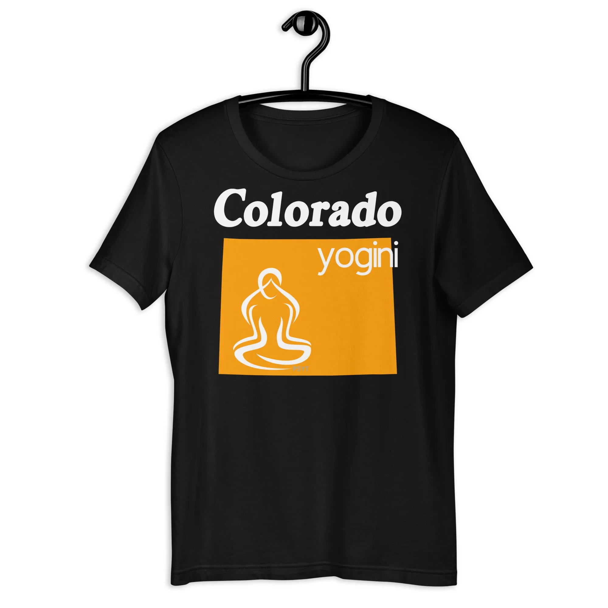 Colorado Map Yogini Dark Shirt