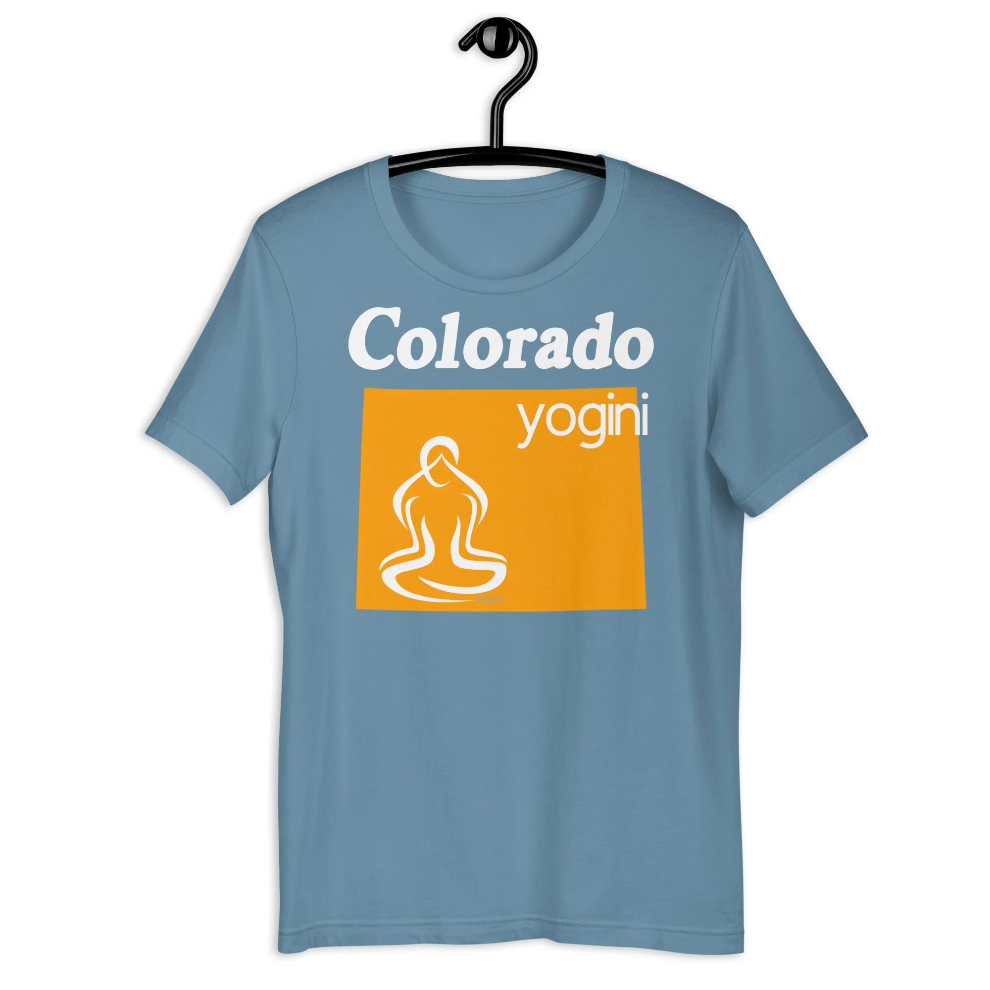 Colorado Map Yogini Dark Shirt