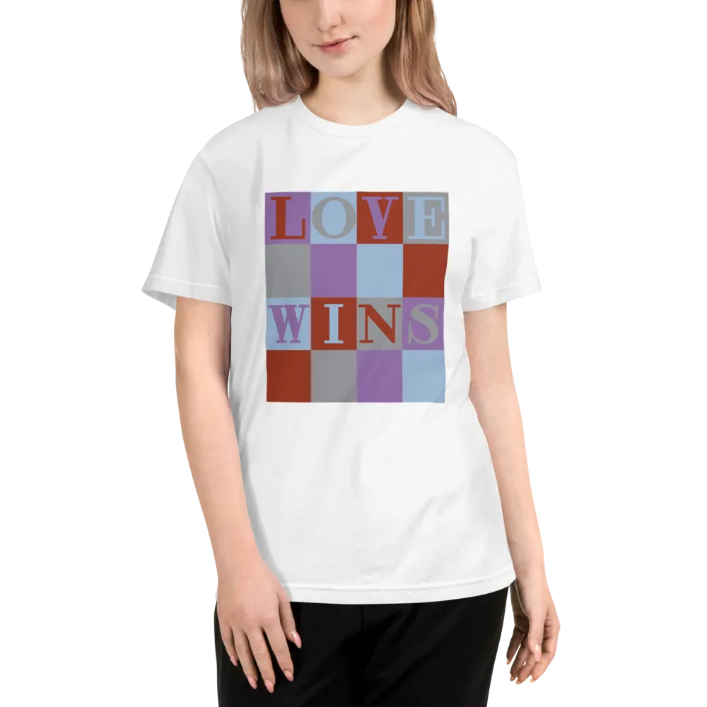 COOL "LOVE WINS" BLOCK LETTERS