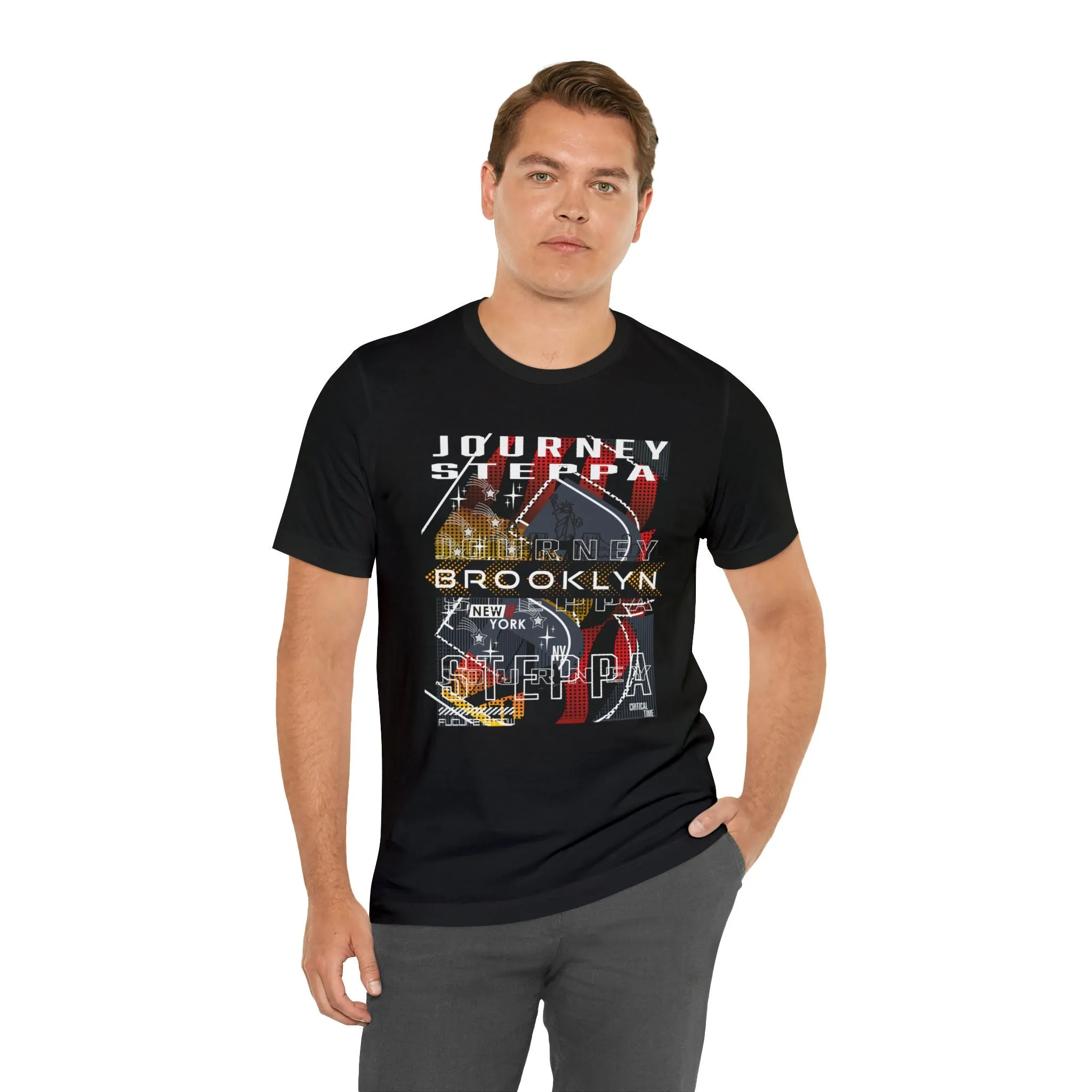 Critical Time Shirt Journey Steppa | M23 T-shirt Designs Graphics Apparel Unisex Serious T-shirt