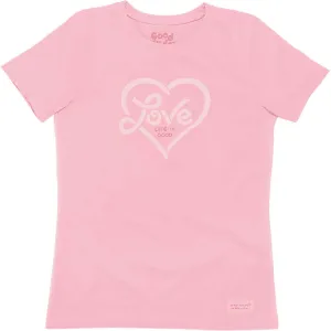 Crusher Love Heart T-Shirt by Life is good