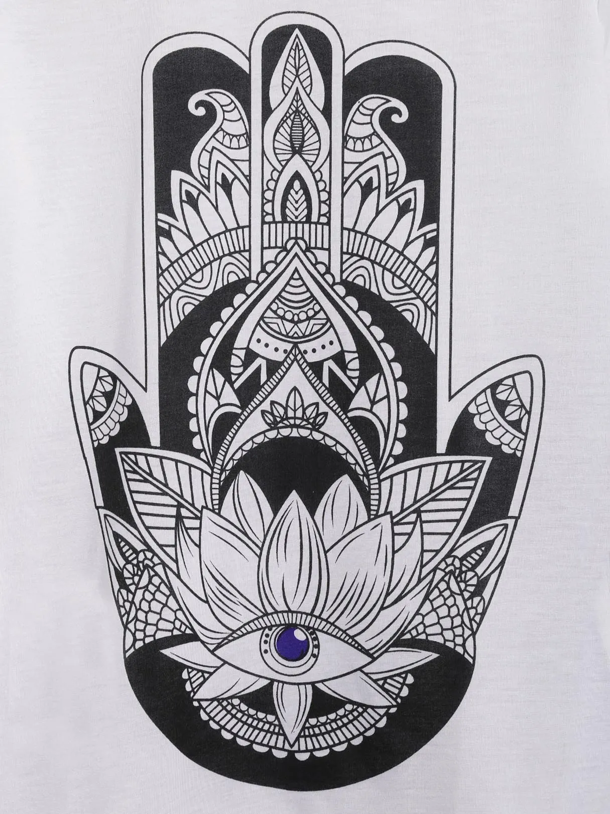 Custom Round Neck Printed Short Sleeve White Tees
