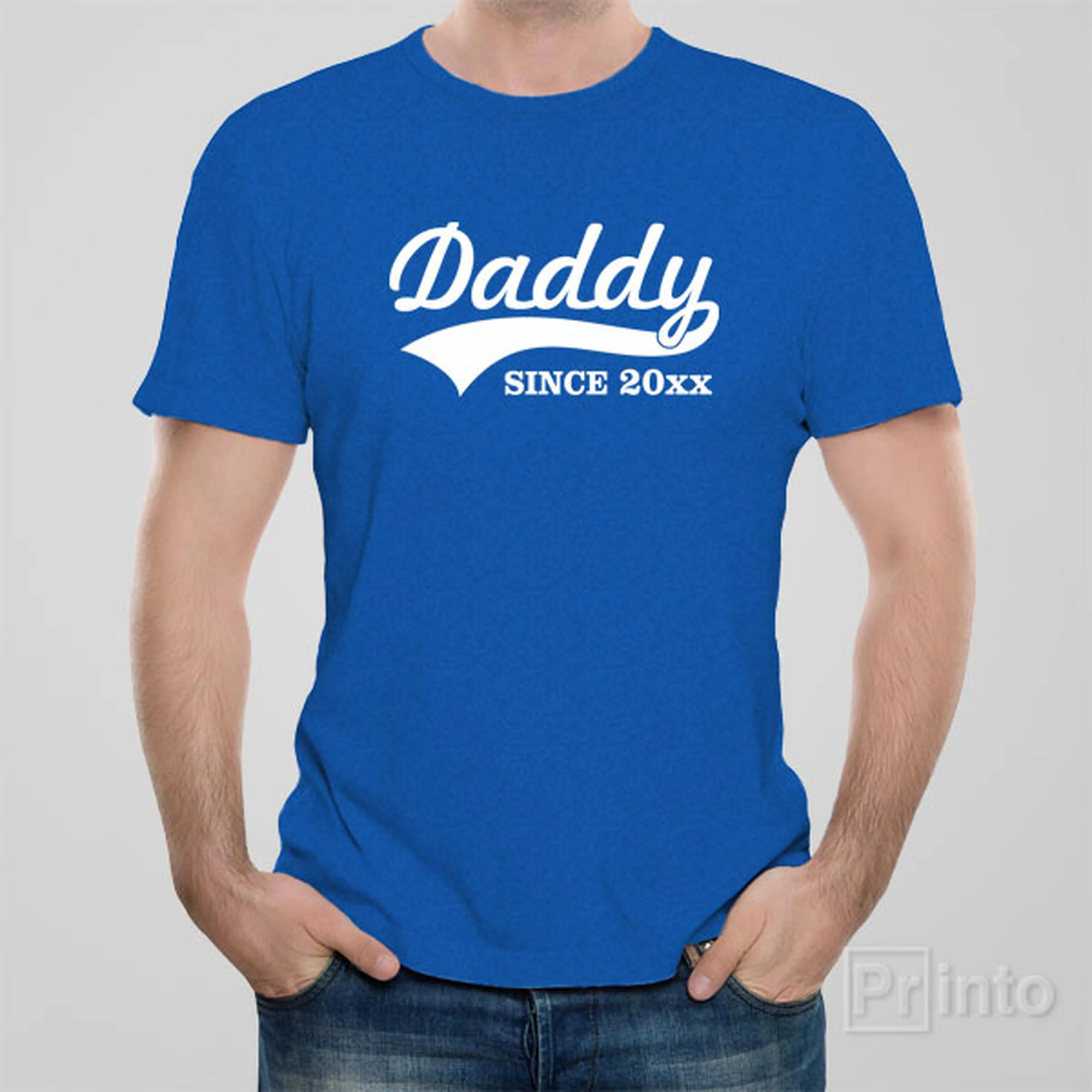 Daddy since XXXX - personalised T-shirt