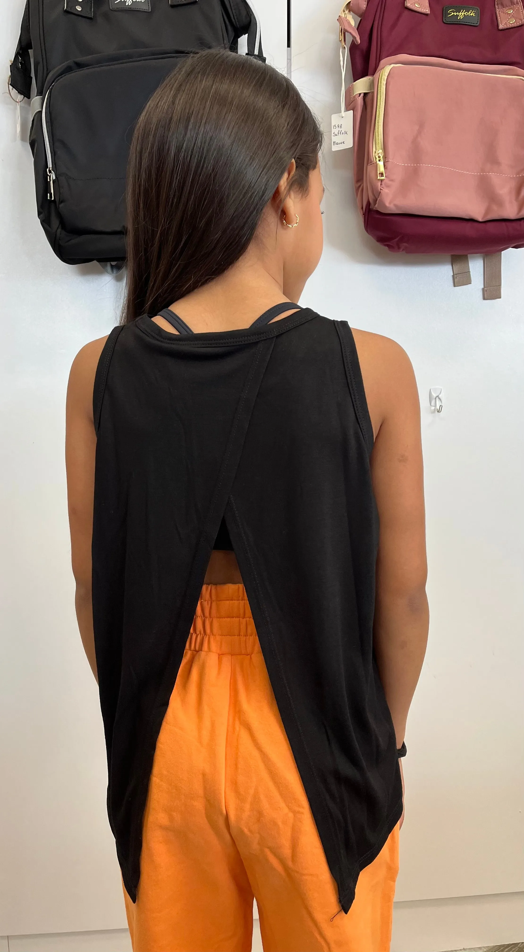 Danz N Motion - "Straight Outta Dance" Tank - Child(24312C) - Black