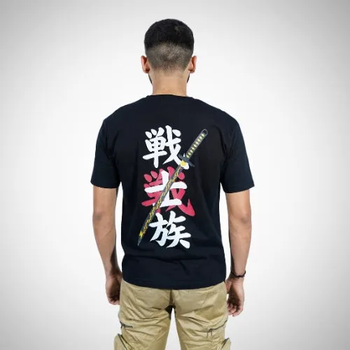 Demon Wear "Headphone Skull" "Samurai" "Concept" Graphic T-Shirt Combo Pack of 3 for Him