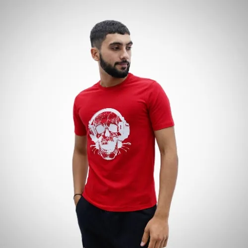 Demon Wear's Samurai "Headphone Skull" Heartless Combo Pack of 2 for Him