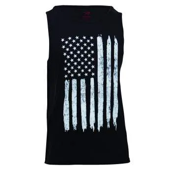 Distressed U.S. Flag Tank Top