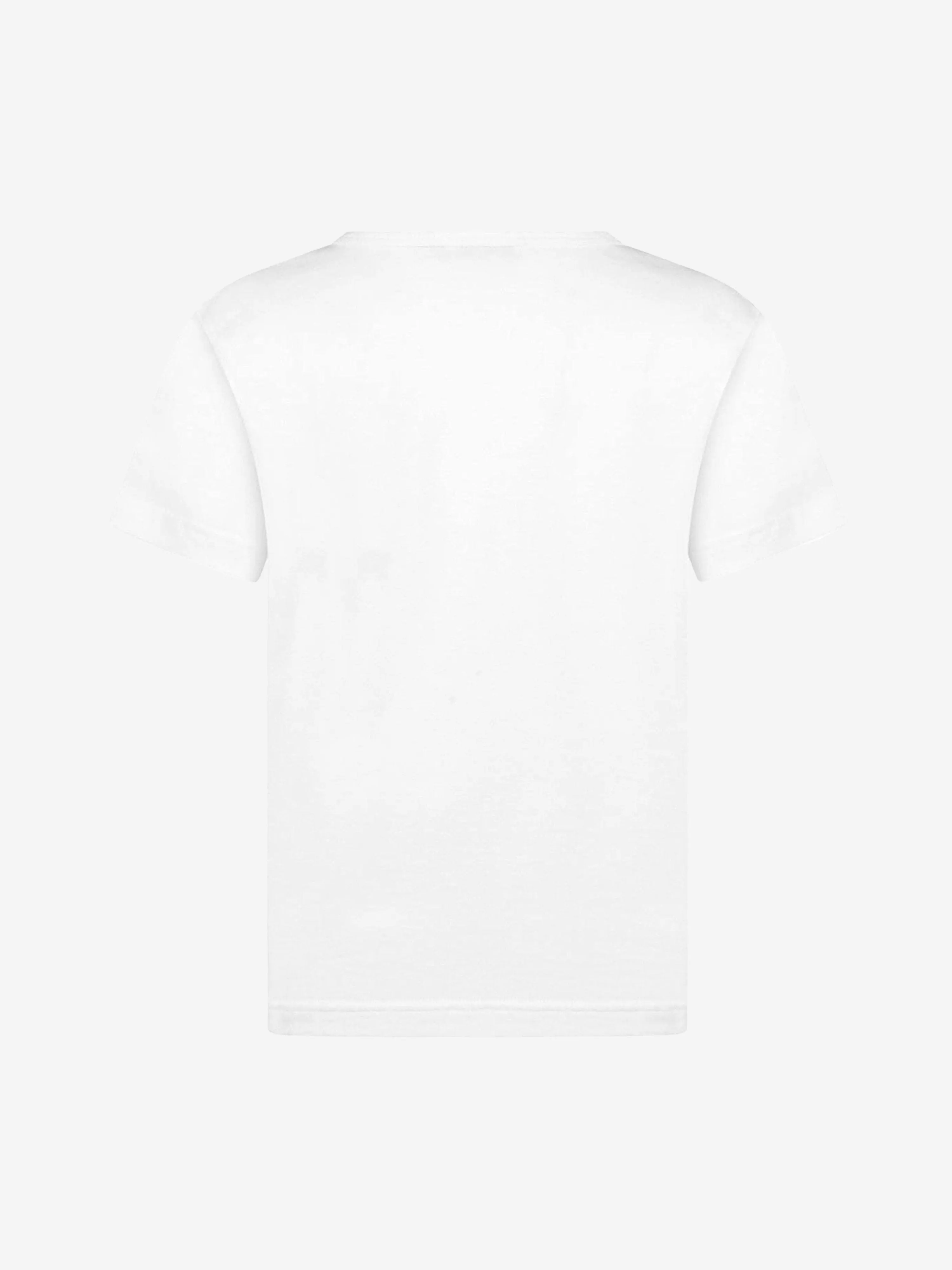 Dolce & Gabbana Boys Cotton Jersey Logo T-Shirt in White