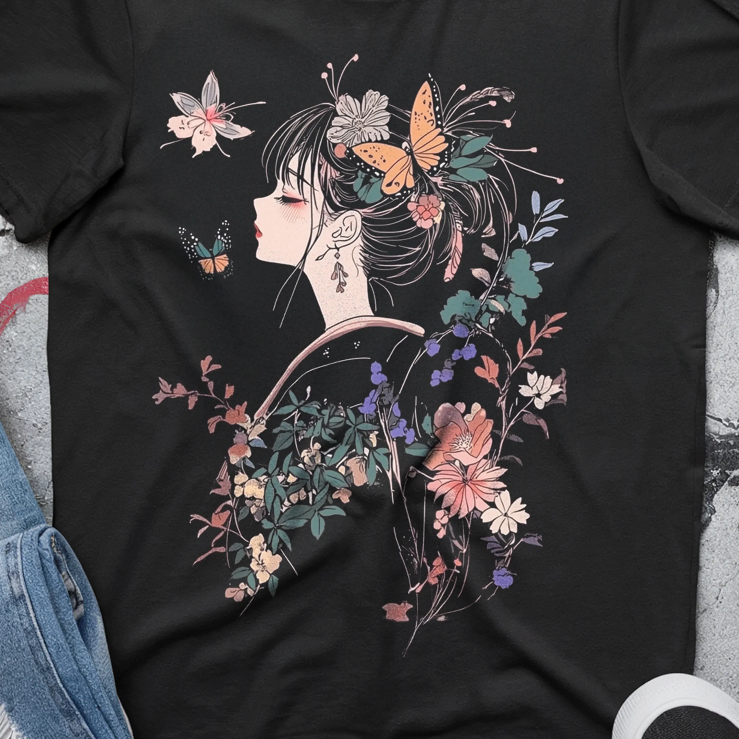 Dreamy Pose Graphic T-Shirt