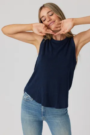 Eco Slub Tank - Indigo