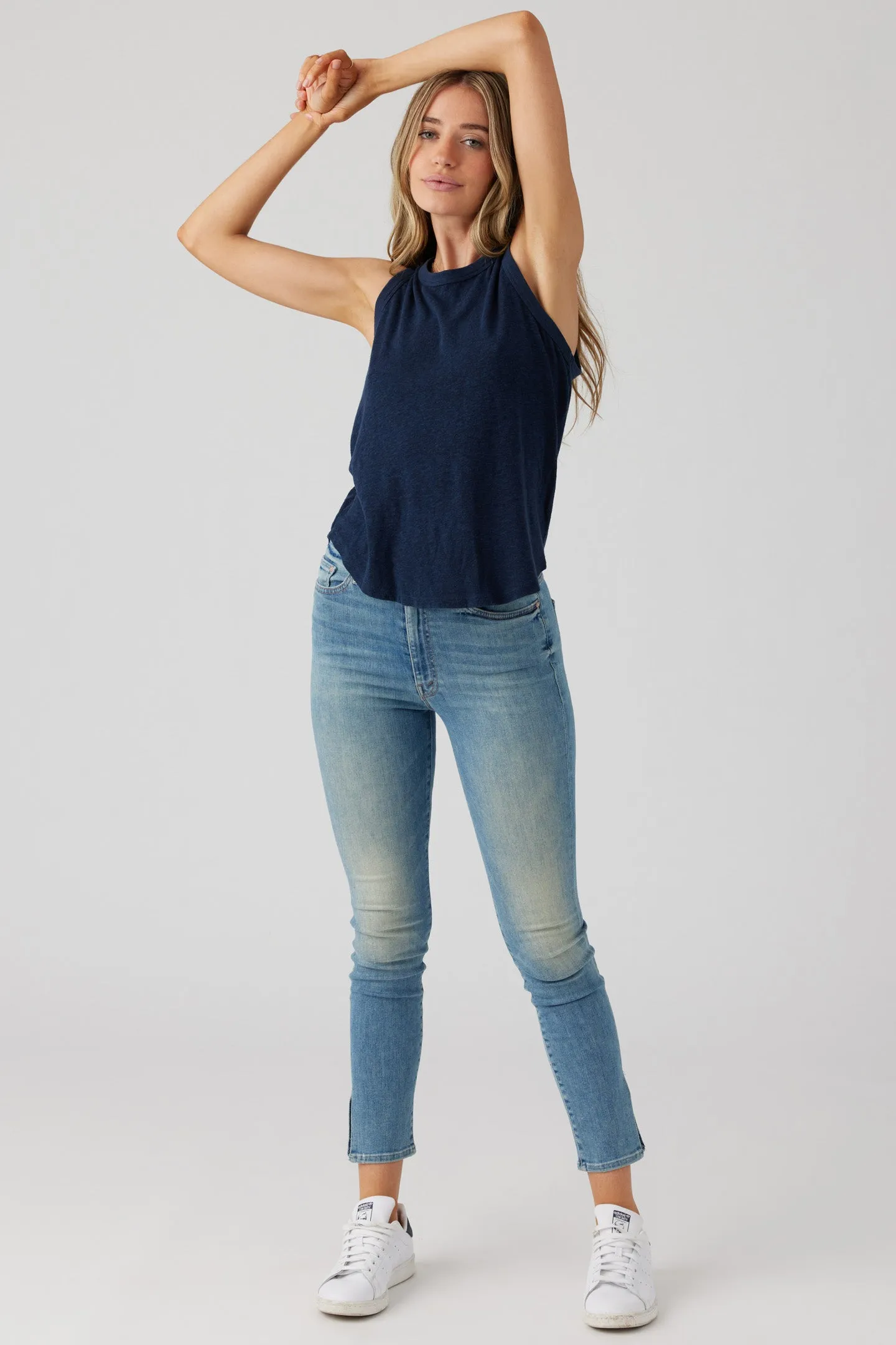 Eco Slub Tank - Indigo