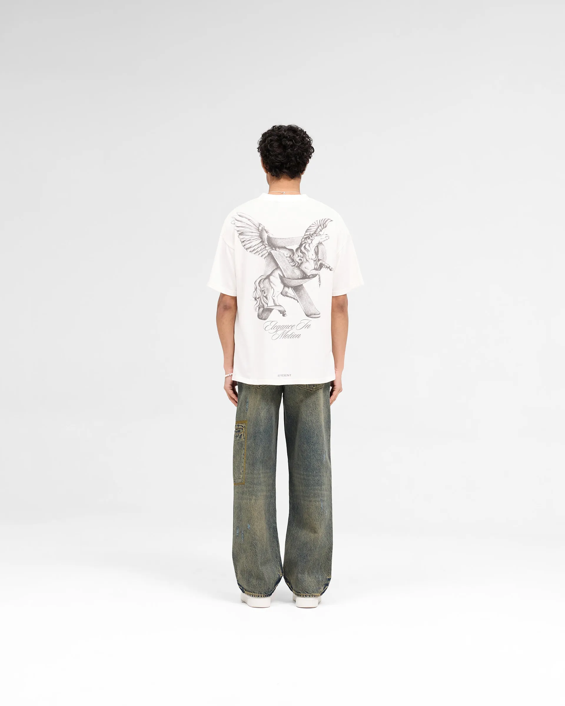 Elegance In Motion T-Shirt - Flat White
