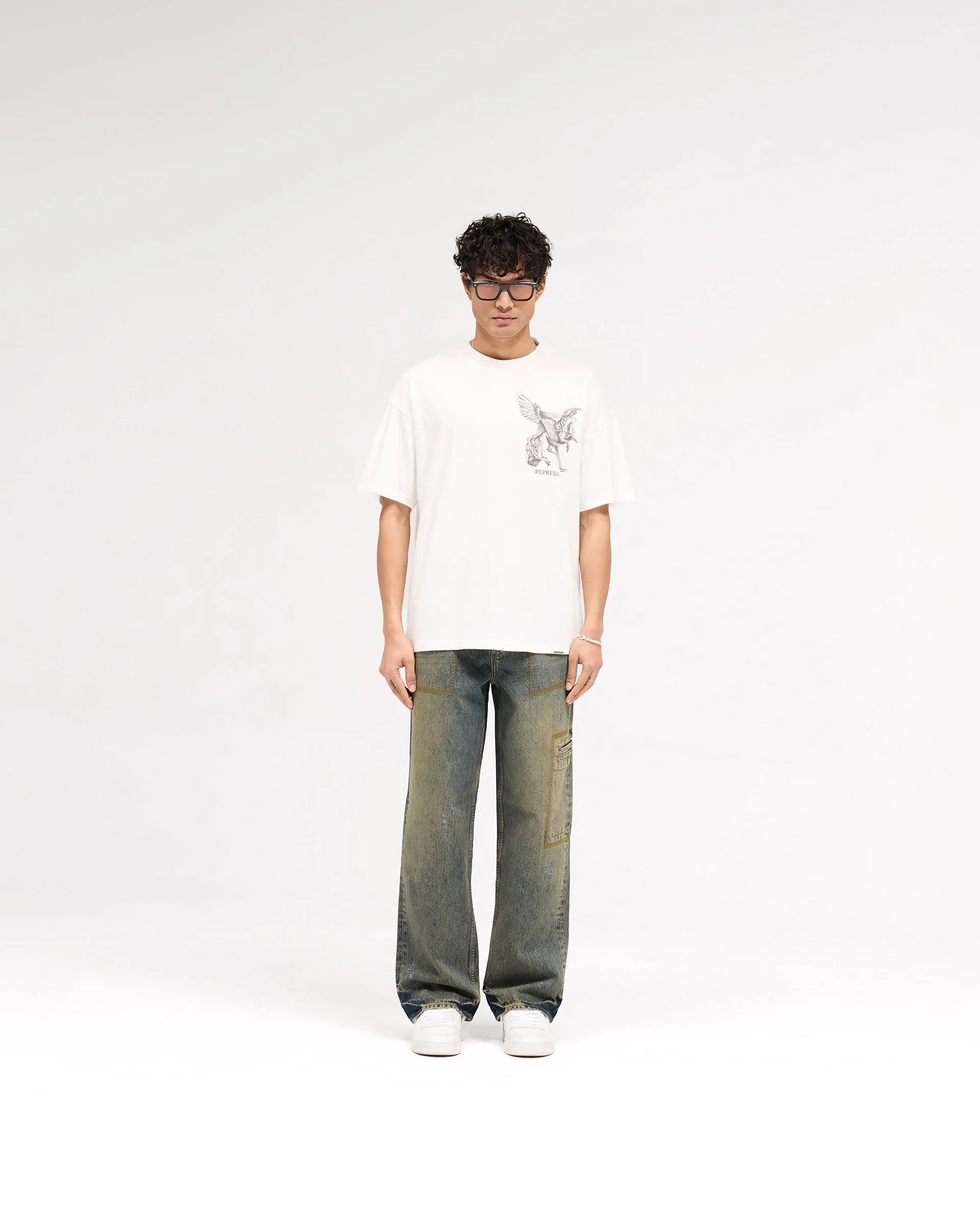 Elegance In Motion T-Shirt - Flat White
