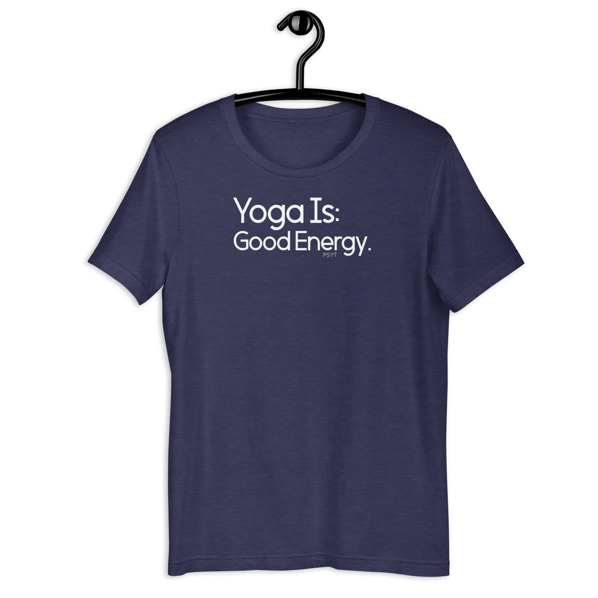 Fact: Yoga Is Good Energy Dark Color Shirt