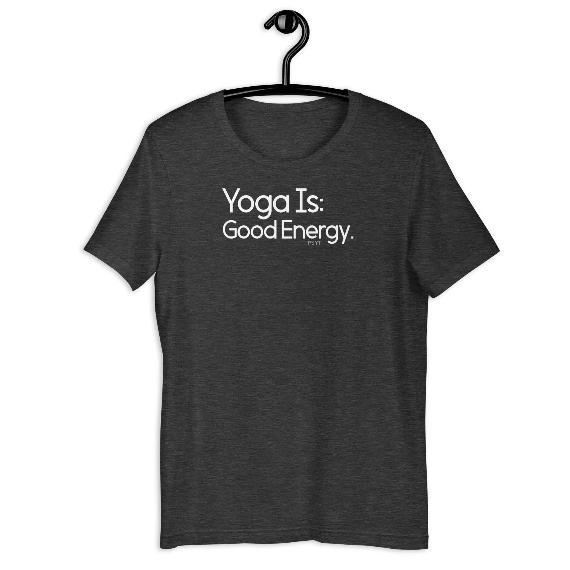 Fact: Yoga Is Good Energy Dark Color Shirt