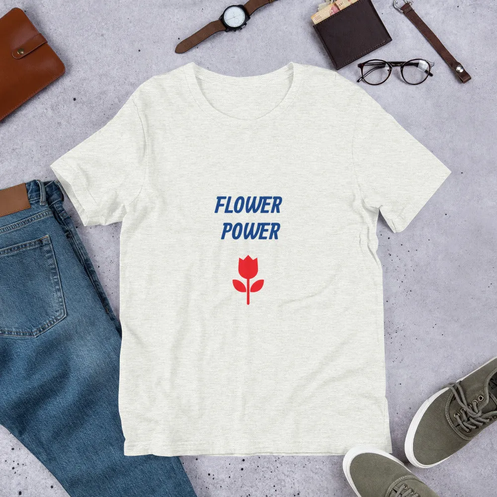 Flower Power Short-Sleeve Unisex T-Shirt