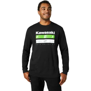 Fox Racing Kawasaki Stripes Long Sleeve Premium Tee T-Shirt Black
