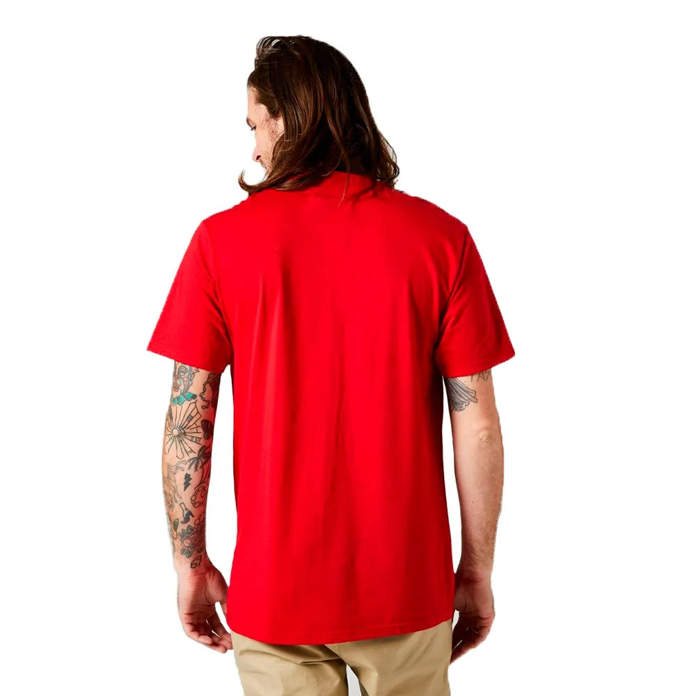 Fox Racing  Mens Flame Red Honda Premium Tee T-Shirt Short Sleeve Crew Neck