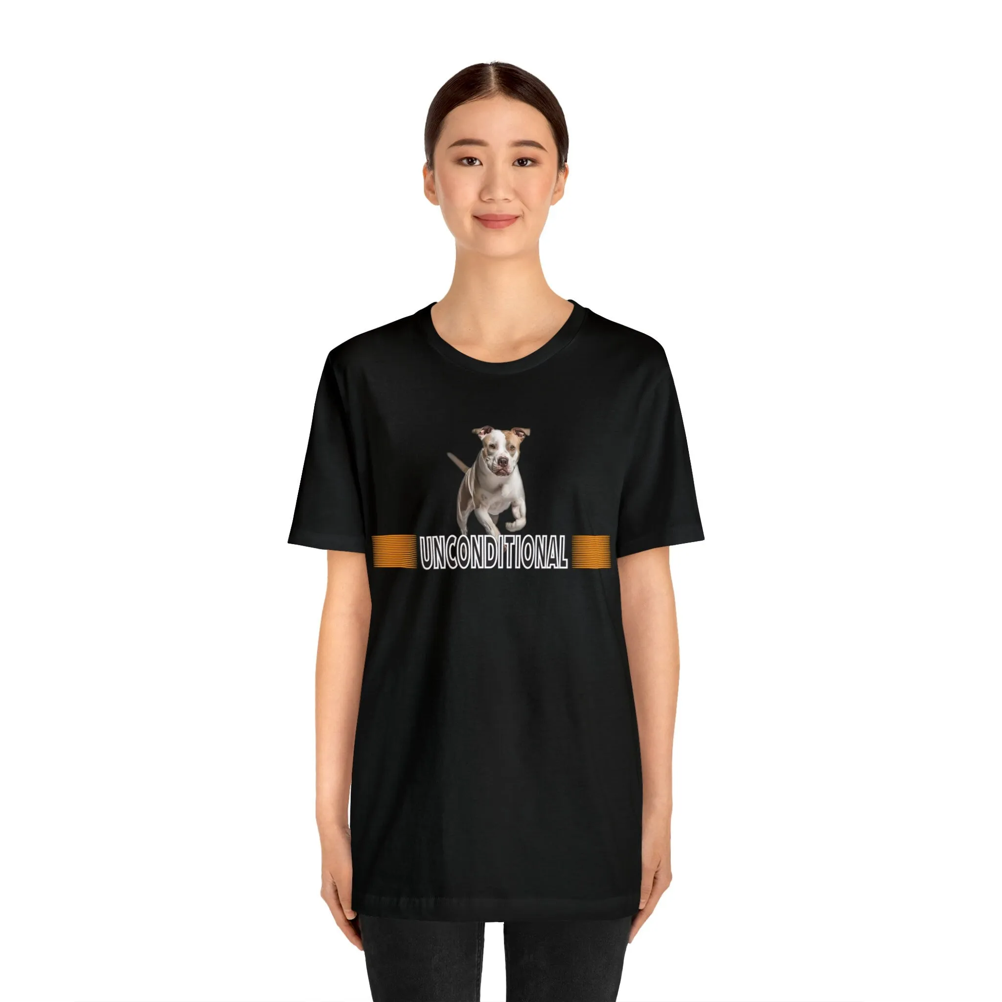 Funny dog T-shirt Unconditional T-shirt Dog lover's Custom Print Pattern Unisex gift t shirts | Vintage tees