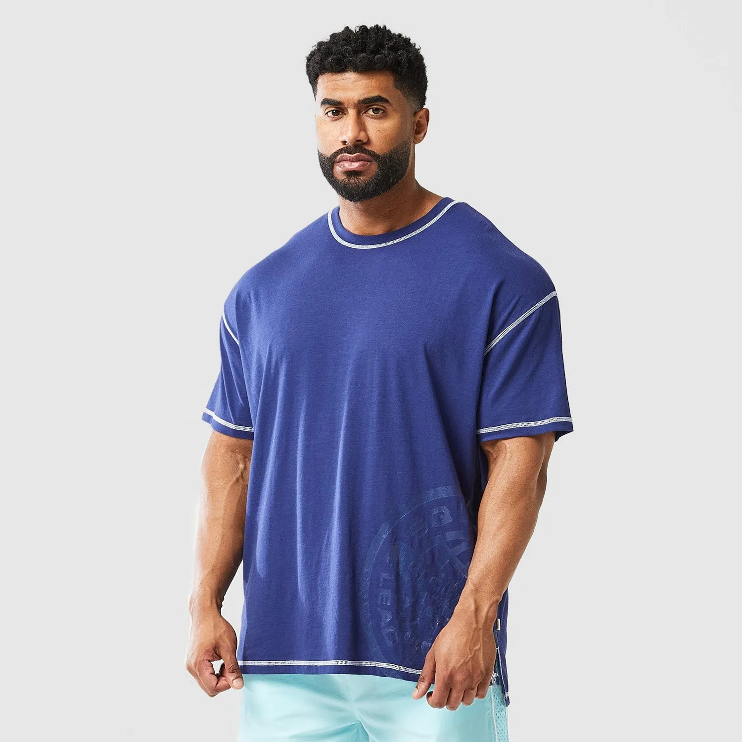 Golden Era Core Oversized Tee - Patriot Blue