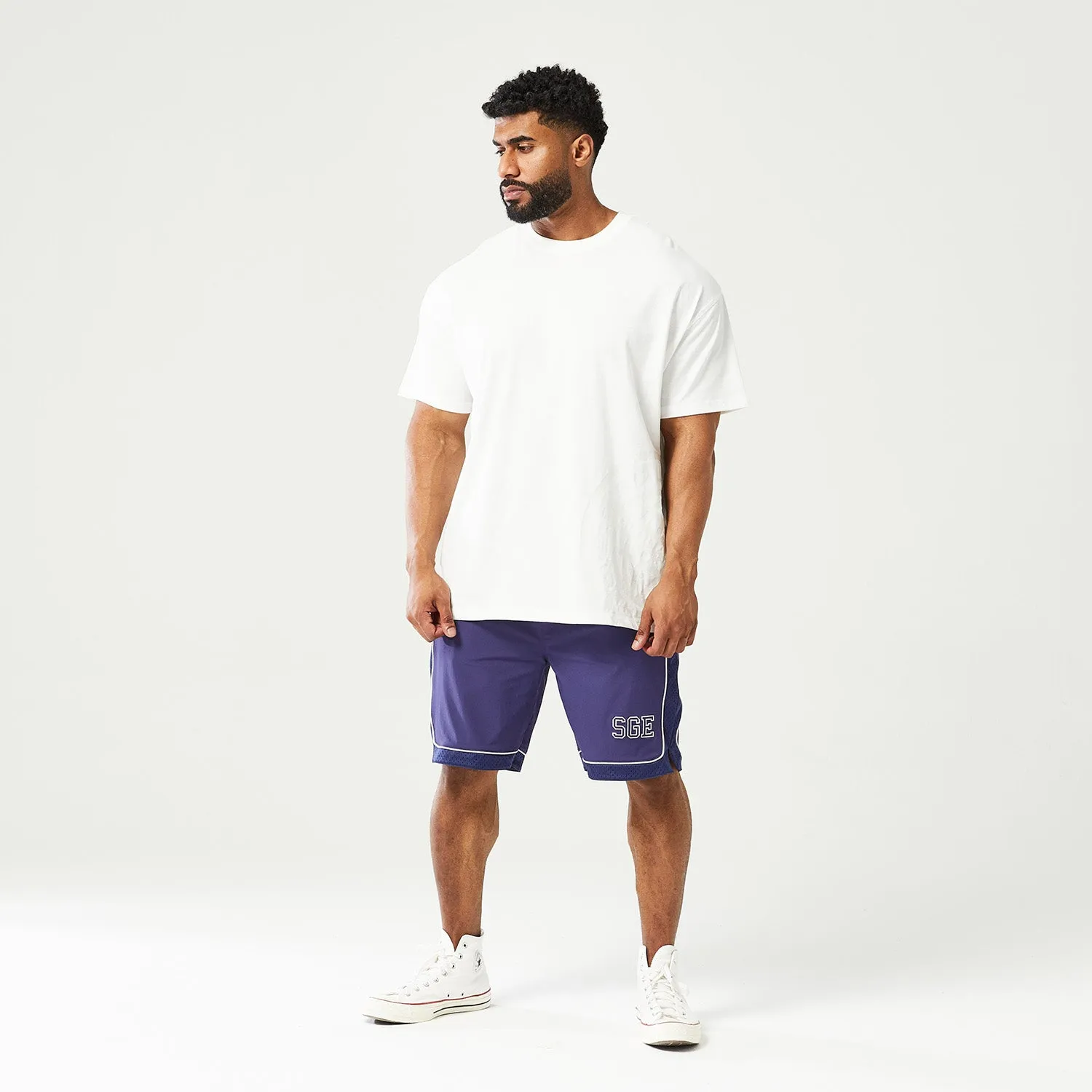 Golden Era Core Oversized Tee - Star White