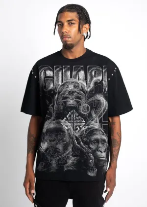 Guapi See No Evil Obsidian Black Tee